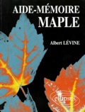 Albert Levine - Aide-mémoire Maple.