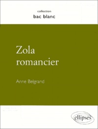 Anne Belgrand - Zola romancier.
