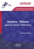 Alain-Louis Robert - Version-Thèmes anglais - Spécial textes littéraires.