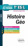 Joëlle Boyer-Ben Kemoun et Frédéric Testu - Histoire-Géographie Tles ES et L - Tout le programme en 35 fiches.