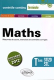 Claudine Cherruau et Guilhemine Gottis - Mathématiques Tles STI2D STL - Programme 2012.