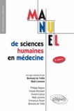 Maël Lemoine et Bertrand de Toffol - Manuel de sciences humaines en médecine.
