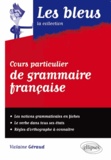Violaine Géraud - Cours particulier de grammaire française.