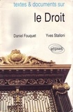 Yves Stalloni et Sarah Fouquet - Le Droit.