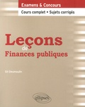 Gil Desmoulin - Leçons de finances publiques.
