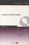 Ariane Vidal-Naquet - L'erreur en droit public.