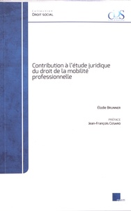 Elodie Brunner - Contribution à l'étude juridique du droit de la mobilité professionnelle.