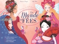 Christine Pompéï et Anja Klauss - Un monde de fées - Coffret contenant : 1 livre de contes, 1 planisphère géant, 6 fées à habiller.