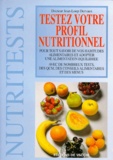 Jean-Loup Dervaux - Tester votre profil nutritionnel.
