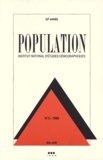  Ined - Population N° 3 Mai-Juin 1998.
