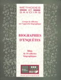 Catherine Bonvalet et  Collectif - Biographies D'Enquetes. Bilan De 14 Collectes Biographiques.