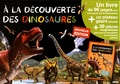 Emmanuelle Ousset et  Ples - A la découverte des dinosaures - Un livre + un plateau géant aimanté + 39 pièces magnétiques.