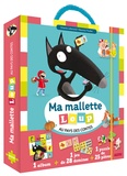Orianne Lallemand et Eléonore Thuillier - Ma malette Loup au pays des contes - Contient : 1 album, 1 jeu de 28 dominos, 1 puzzle de 23 pièces.