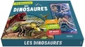 Emmanuelle Ousset et  Ples - A la découverte des dinosaures - Avec 1 plateau aimanté et 39 pièces magnétiques.