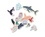 Antoana Oreski - Ma pochette de gommettes - 100 animaux de la mer.