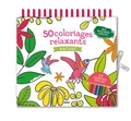 Mel Armstrong - 50 coloriages relaxants nature - Avec 24 crayons inclus.