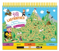 Benjamin Bécue et  Did Chocolatine - 48 labyrinthes, trouve le bon chemin ! - 25 pages plastifiées. Avec 1 feutre effaçable.