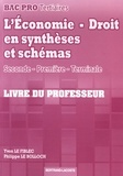 Yvon Le Fiblec et Philippe Le Bolloch - L'économie-droit en synthèses et schémas 2de, 1re, Tle Bac Pro tertiaires - Livre du professeur.