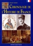 Claude Lebédel - Chronologie de l'histoire de France.
