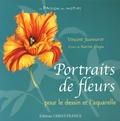 Vincent Jeannerot et Karine Ciupa - Portraits de fleurs - Dessins et aquarelles.