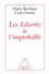 Alain Berthoz et Carlo Ossola - Les libertés de l'improbable.