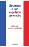 Moumen Diouri - Chronique d'une expulsion annoncée.