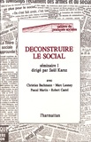 Saül Karsz - Déconstruire le social - Séminaire 1.