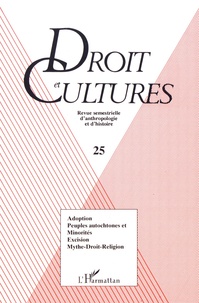 Jean-Claude Bonnan et Jean Fezas - Droit et cultures N° 25/1993 : .