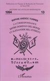 Sophie Andioc Torres - La correspondance entre Domingo del Monte et Alexander Hill Everett.