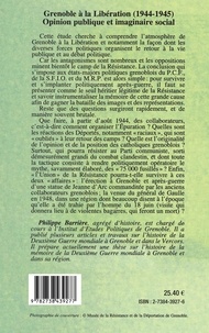 Grenoble à la Libération, 1944-1945. Opinion publique et imaginaire social