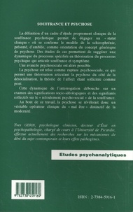 Souffrance et psychose. Psychopathologie sociale clinique