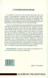 L'EXPRESSIONNISME.. Prolégomènes à une métaphysique des temps nouveaux