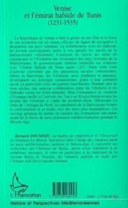 Venise et l'émirat hafside de Tunis. 1231-1535