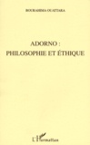 Bourahima Ouattara - Adorno - Philosophie et éthique.