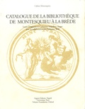 Louis Desgraves et Catherine Volpilhac-Auger - Catalogue de la bibliothèque de Montesquieu à La Brède.