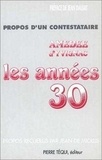 Amédée d' Yvignac et Jean de Miollis - Les années 30.