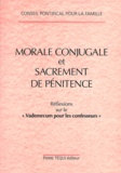  Conseil Pontifical Famille - Morale Conjugale Et Sacrement De Penitence. Reflexions Sur Le Vademecum Pour Les Confesseurs.