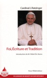  Benoît XVI - Foi, écriture et tradition.