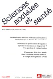  Collectif - Sciences Sociales Et Sante Volume 18 N° 1 Mars 2000.