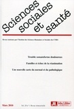 Doris Bonnet - Sciences Sociales et Santé Volume 28 N° 1, Mars : .