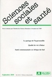 Francis Chateauraynaud et William Dab - Sciences Sociales et Santé Volume 28 N° 3, Sept : .