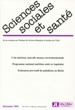 Vololona Rabeharisoa - Sciences Sociales et Santé N° 29, décembre 2011 : .