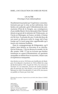 Un autre. Chronique d'une métamorphose