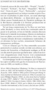 La Chine en dix mots