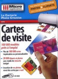  Micro Application - Cartes de visite - 2 CD-ROM.