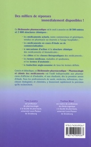 Dictionnaire pharmaceutique. Pharmacologie et chimie des médicaments