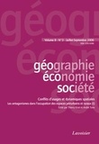 Thierry Kirat et André Torre - Géographie, économie, société Volume 8, N° 3, Juillet-Septembre 2006 : Conflits d'usages et dynamiques spatiales....