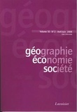  Tec & Doc - Géographie, économie, société Volume 10, N° 2, Avril-Juin 2008 : .