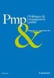  Tec&Doc - Politiques & management public Volume 28, N°1, Janvier-Mars 2011 : Dossier Marché et santé.