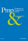  Tec&Doc - Politiques & management public Volume 29, N°2, Avril-Juin 2012 : .